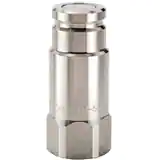 派克FS 系列快換陽接頭 - 使用化學兼容性強的316 不銹鋼材料，無溢流型，承壓可達2000psi