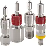 派克CPI系列快換陽接頭 - 不銹鋼快換接頭，用于氣體、流體介質(zhì)，可耐真空或者壓力應用