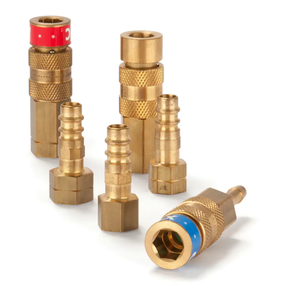 派克65-67 系列，帶標識系統(tǒng)的快換，專為燃氣以及氧氣應用而設計