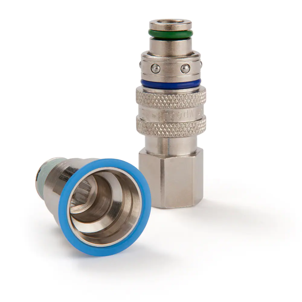 派克608/612系列快換接頭，符合法國標(biāo)準(zhǔn)結(jié)構(gòu)